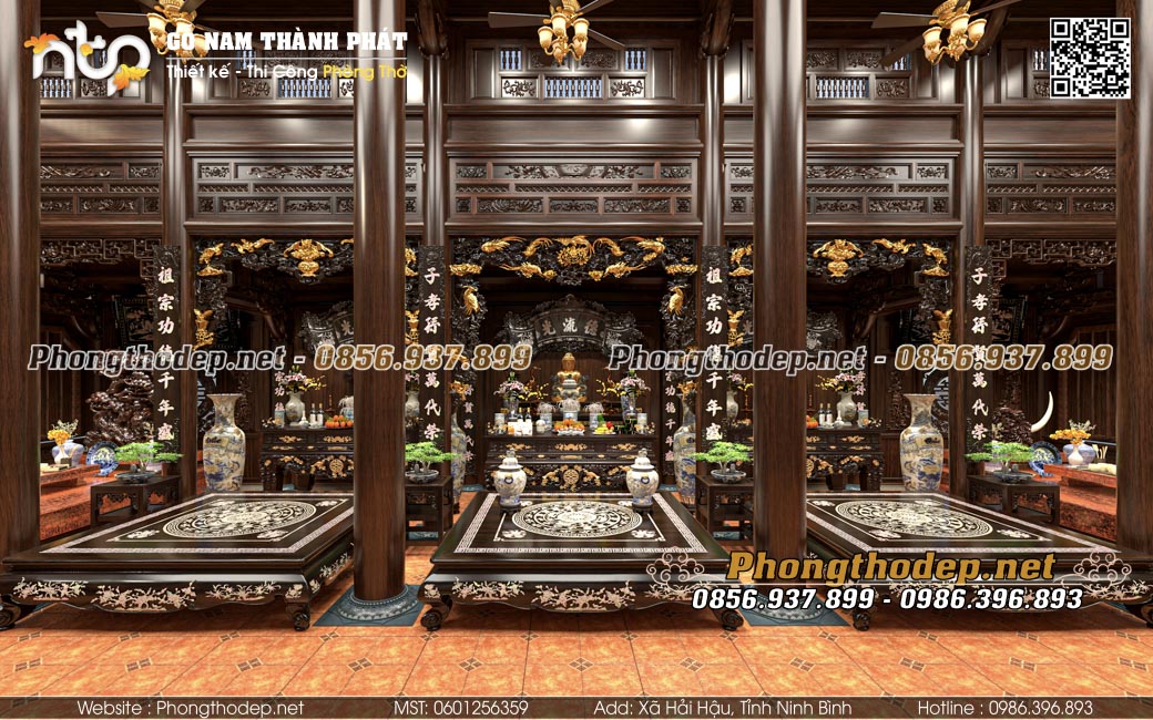 Ánh sáng trong nhà gỗ truyền thống